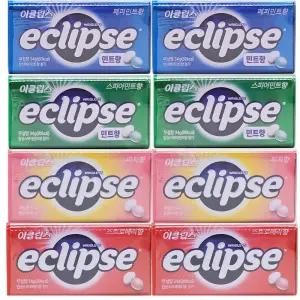 이클립스 무설탕 캔디8개(스트로베리 피치 페퍼민트 스피어)금연 입냄새 사탕