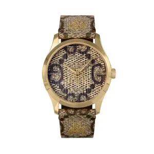 구찌 YA1264068 G타임리스 여성 가죽 쿼츠 38mm(YA1264068A)