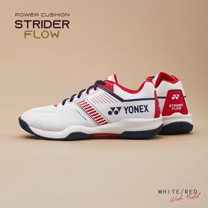 요넥스 배드민턴화 스트라이더 플로우 SHB-SF1WEX 남여공용 와이드핏 화이트레드