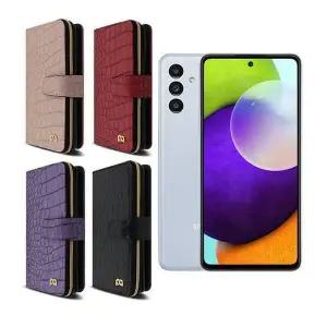 애드 또바기 크로커 PU가죽 갤럭시 A15 폰모델 버디3 공용 지퍼지갑 다이어리 케이스