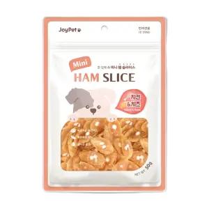 조이펫 강아지간식 햄 슬라이스 치킨 치즈 50g