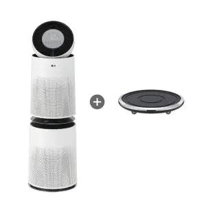 [LG]전자 공기청정기 플러스 AS305DWWAM 크리미스노우 무빙힐세트
