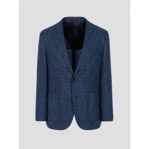 [갤럭시 라이프스타일] 마이크로패턴 울실크린넨 재킷 - 네이비 (GC5111M04R)