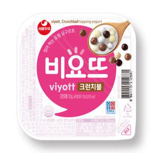서울우유 비요뜨 크런치볼 12개