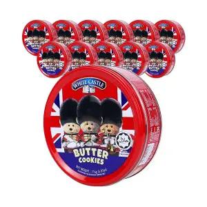 [신세계라이브쇼핑][특가] 화이트캐슬 버터쿠키 114g (곰인형 틴케이스) x 12개