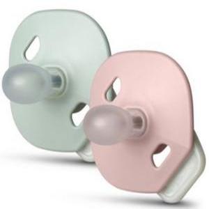 마더케이 유아용 실리콘 폴딩 쪽쪽이 2종 세트(민트+핑크)