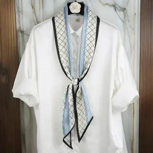 [하프클럽/옷자락]여성 소품 쁘띠 롱 패턴 헤어 스카프