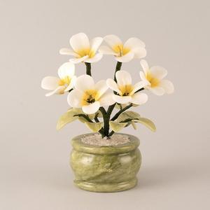 N 옥꽃 플루메리아조화 생화같은 화분 인테리어 6송이