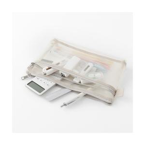 미도리 심플 메쉬 펜파우치 펠슬파우치 필통 연필 케이스 망사필통