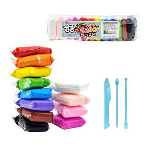 칼라 점토 상상 12색 클레이 도구 세트 (1세트)