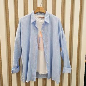 나인스텝 HC11 썸머소다줄지셔츠  n24ns4210