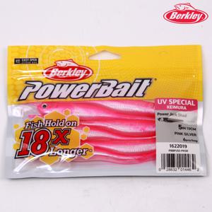 [LDFISH]버클리 24년 파워 저크쉐드 5인치 UV 듀얼컬러 핑크실버 광따 웜