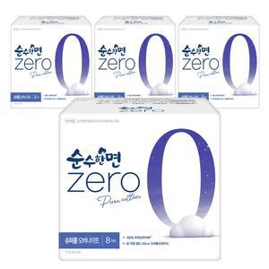 깨끗한나라  제로zero 슈퍼롱 오버나이트 8개입x4팩