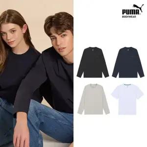 [푸마] 남녀  레귤러핏 홈웨어 티셔츠 4종세트 (긴팔3+반팔1)