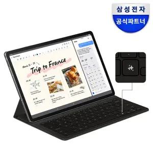 [삼성] 정품 AI 슬림 키보드 북커버 케이스 블랙, 갤럭시 탭 S10 FE 플러스