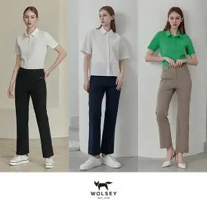 [최초가 129000원][25SS최신상][Wolsey] 울시 여성 텐션 올데이 부츠컷 쿨 팬츠 3종