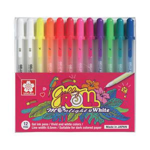 사쿠라 겔리롤 문라이트 12색세트 XPGB-12ML/1.0 볼펜 중성펜