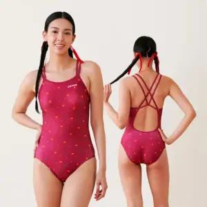 여성 더블스트랩 크로스백 원피스 수영복 CHRISTMAS PP L9A0055