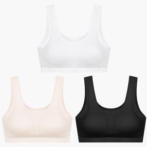 국내산 에어로쿨 무봉제 심리스 초경량 노와이어 브라탑 GB5691