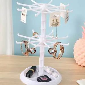 화이트 악세서리거치대 회전진열대 악세서리걸이-WFG27BV