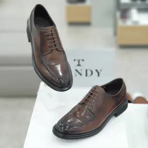 [탠디]미셸탠디 남성 3cm 브라운 심플 기본 정장 구두 M319047_JK