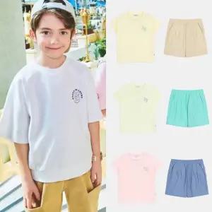 [네파키즈](강남점)편한 데일리로 너무 잘입는 남여아 여름 상하세트