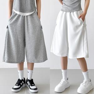 [적극추천] 사이드 스냅 버뮤다 반바지 트레이닝 비조 스?팬츠 편한 여름 하프 6부 남녀공용