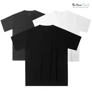 기능성 쿨 메쉬 드라이 롱 무지 기본 반팔티 오버핏 라운드 티셔츠