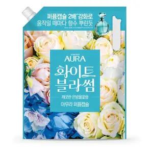 아우라 퍼퓸캡슐 섬유유연제 2.3L(화이트블라썸)