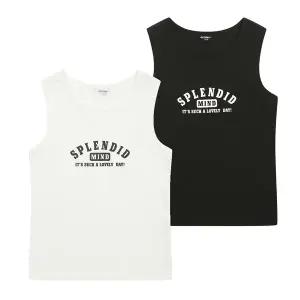 [에꼴리에] 여자 여름이월 레터링슬림나시티(25B0451)