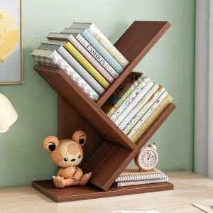 3단 책꽂이/북스탠드/책상/사무실/수납장/책장/거치대/잡지/꽂이/선반/데스크/원목/우드/책/정리