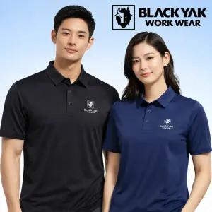 블랙야크 에어쿨링 폴로[카라] 반팔 티셔츠 [블랙/네이비]
