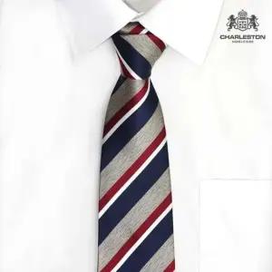 찰스톤 체크 넥타이 선물 정장 셔츠 남성 수트 기념