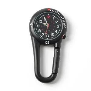 스포츠 아웃도어 야광 블랙 카라비너 시계 산악용-WFB2CEE