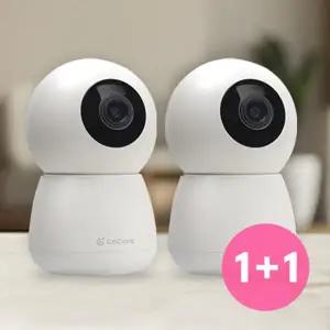 [1+1]씨앤케어 국내서버 인공지능 홈캠 400만화소 가정용 아기 애완동물 펫 CCTV
