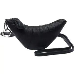 (당일) 25SS 르메르 크루아상 블랙 그레인 가죽 동전 지갑 SL0054 LL0018 999