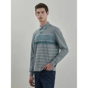 인디안 린넨블랜드 스트라이프 티셔츠 MITAL5S1131