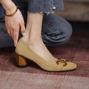 [하프클럽/]스웨이드 여성 하이힐 펌프스 정장구두 681