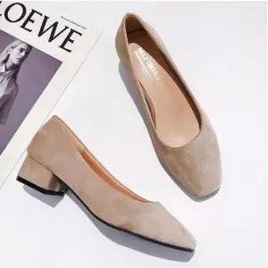 ONM 로우 낮은 펌프스힐 여성 베이직 구두 신발