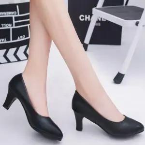 ONM 여성 발편한 구두 펌프스 에나멜 정장큐니