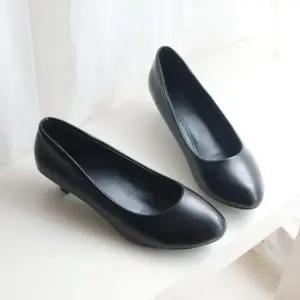 ONM 빅사이즈 면접 힐 둥근코 정장 구두 펌프스