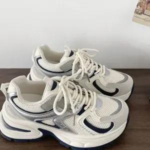 ONM 여성 배색 어글리슈즈 키높이 운동화 메쉬 슈즈