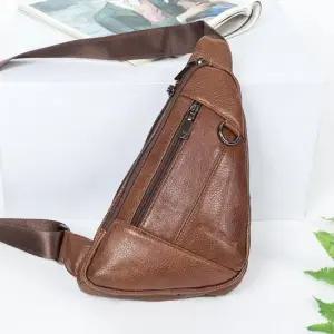 ONM 여성 가죽 슬링백 중힐 데일리