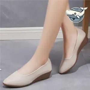 ONM 우아한 스타일 기본 스틸레토 웨지힐 컴포트