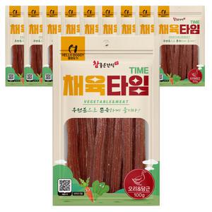 헬로도기 참좋은간식 채육타임 오리 당근 100g x 10개