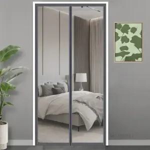 메드윌 문 현관문 사무실 모기장 방충망 방문 자석형 넓은 벨크로 배란다 붙이는 창문모기장