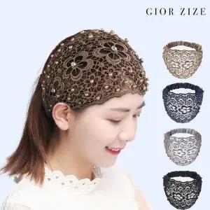 [조르지제] 큐빅 헤어밴드 반다나 4컬러 세트