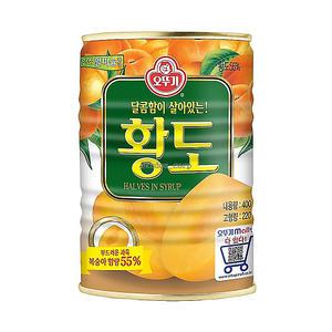 오뚜기 달콤함이 살아있는 황도 400g x 12개 (한박스)