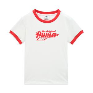 [푸마 공식] 여성 오리지널 니트 반팔티셔츠 (95030303)