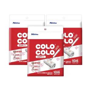 고로고로 테이프크리너 초강력 리필 160mm 9입 (3롤X3개) / 펫 전용